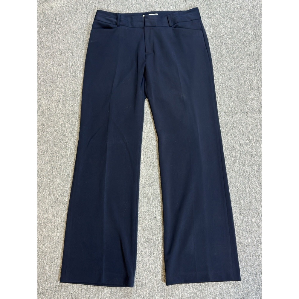 Michael Kors Size 10 Women's Navy Dress Pants Straight Leg Pleated Front Solid